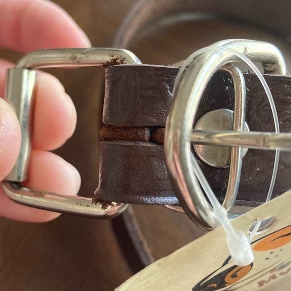 NWT Dogs My Love Brown Leather Tooled Adjustable Collar - Picture 8 of 12